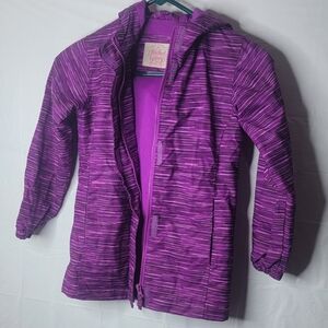 Faded Glory Kids' Purple Patterned Raincoat